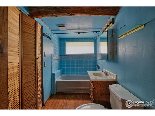 Bathroom, Interior, Wood Texture Flooring