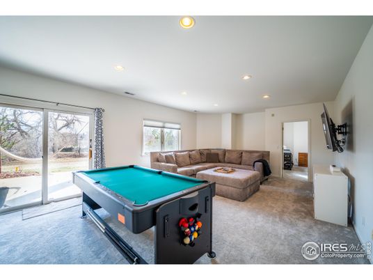 Billiard Table, Game Room, Interior, Living room, Recessed Lighting