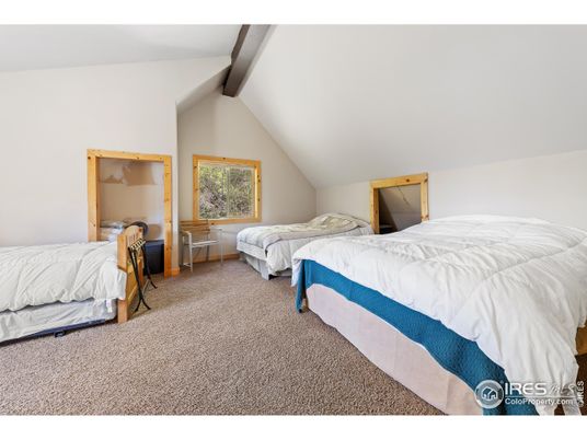 Bedroom, Interior, Wooden Beams