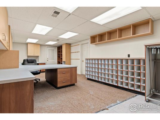 Home Office, Interior, Recessed Lighting