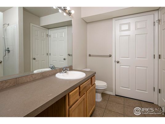 Bathroom, Dual Sink Vanities, Glass Shower, Interior