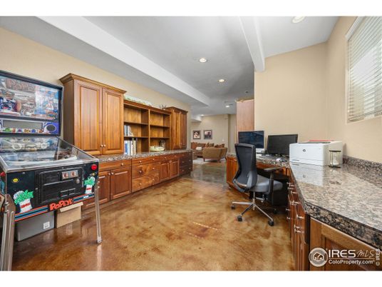 Home Office, Interior, Recessed Lighting
