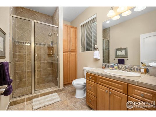 Bathroom, Glass Shower, Interior, Tile Countertops