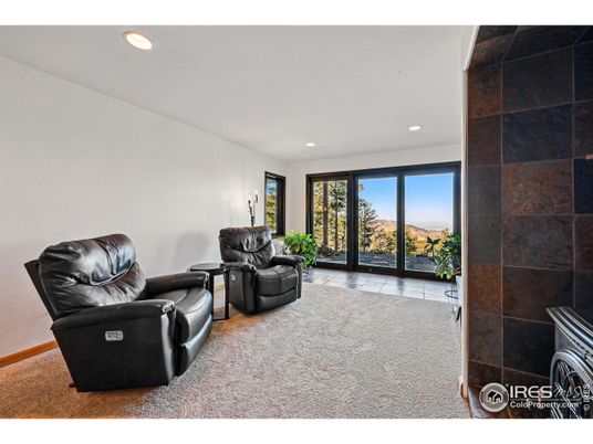 Interior, Living room, Recessed Lighting