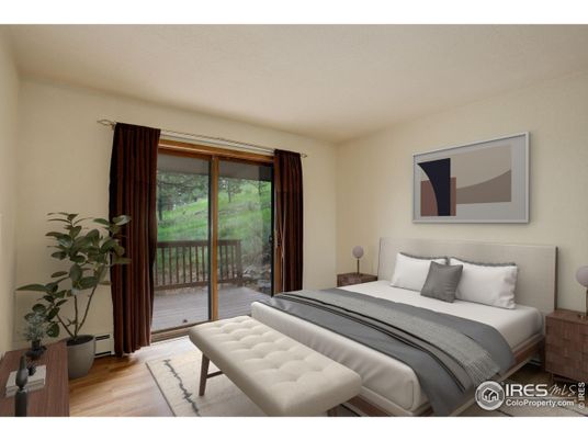 Bedroom, Interior, Wood Texture Flooring