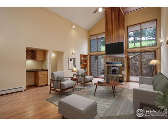 Fireplace, Interior, Living room, Wood Texture Flooring