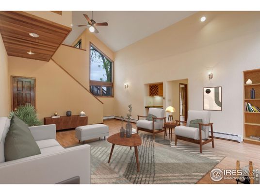 Interior, Living room, Recessed Lighting, Wooden Ceilings, Wood Texture Flooring
