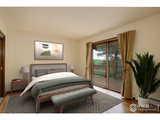 Bedroom, Interior, Wood Texture Flooring