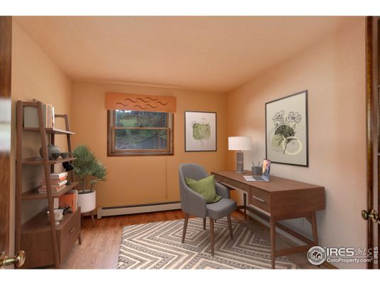 Home Office, Interior, Wood Texture Flooring