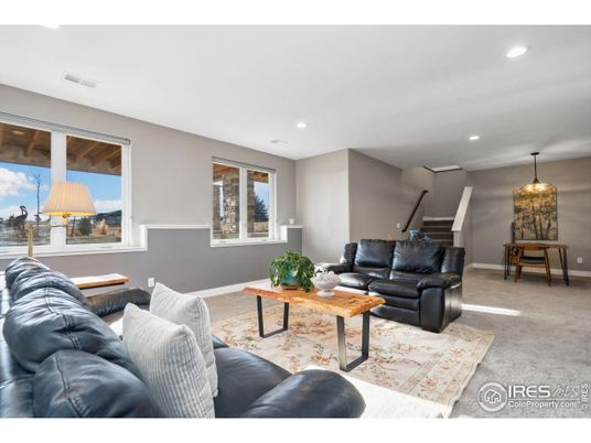 Interior, Living room, Recessed Lighting