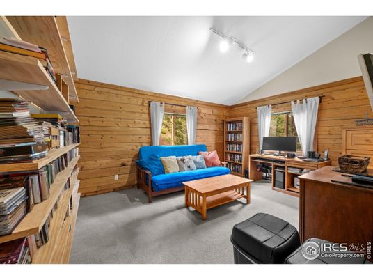 Home Office, Interior, Wooden Walls