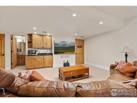 Interior, Kitchen, Living room, Recessed Lighting
