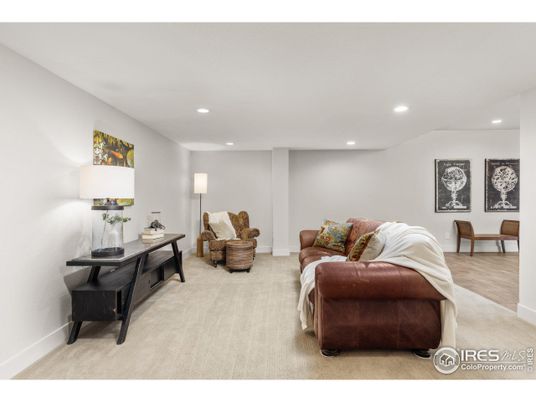 Interior, Living room, Recessed Lighting