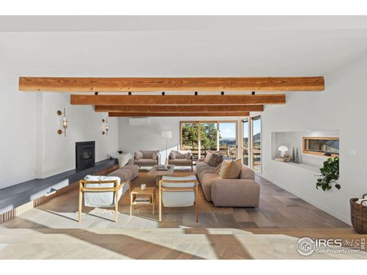 Fireplace, Interior, Living room, Wooden Beams