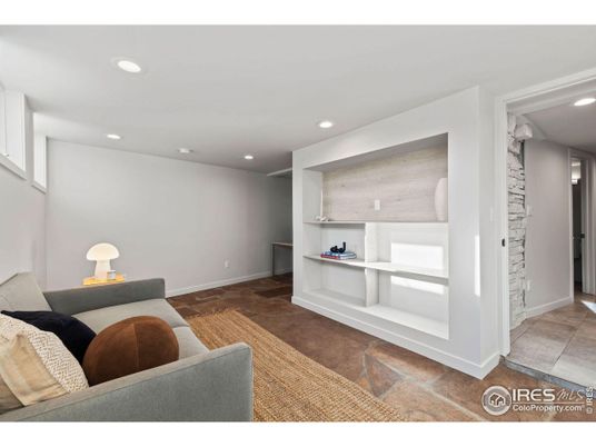 Interior, Living room, Recessed Lighting