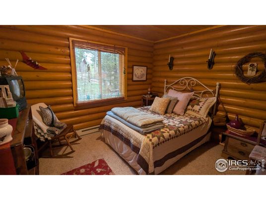Bedroom, Interior, Wooden Walls