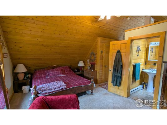 Bedroom, Interior, Wooden Ceilings, Wooden Walls