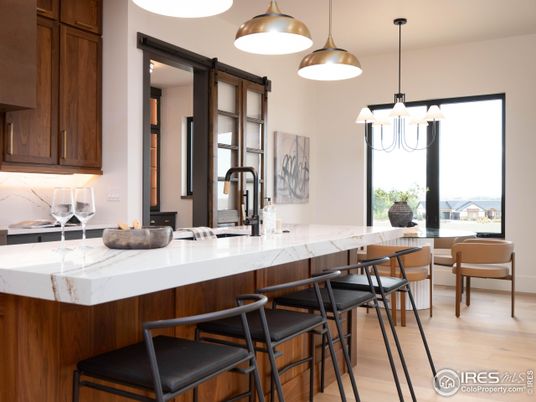 Chandelier, Dining room, Interior, Kitchen, Pendant Lights, Wood Texture Flooring