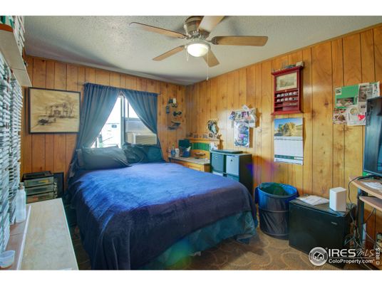 Bedroom, Interior, Wooden Walls