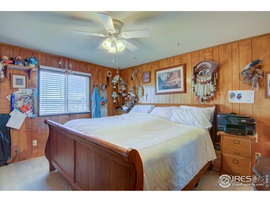 Bedroom, Interior, Wooden Walls