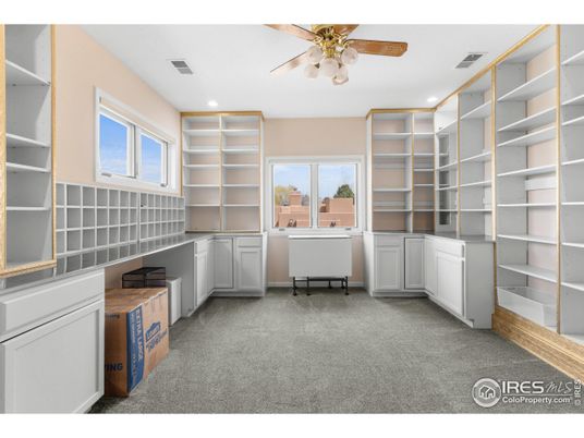 Home Office, Interior, Recessed Lighting