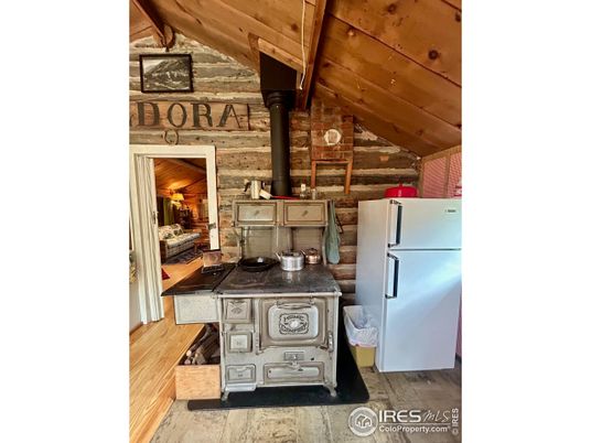Fireplace, Interior, Kitchen, Wooden Ceilings, Wood Texture Flooring, Wooden Walls