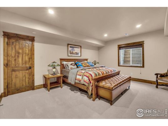 Bedroom, Interior, Recessed Lighting