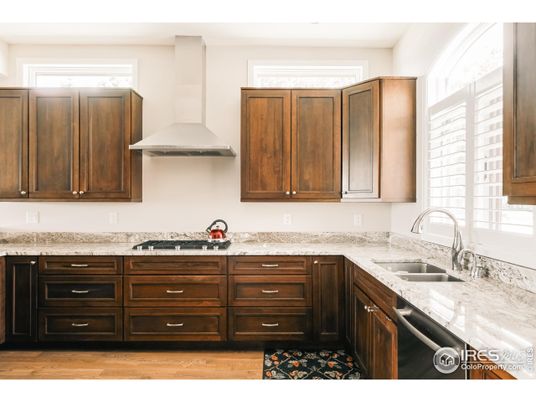 Interior, Kitchen, Wood Texture Flooring