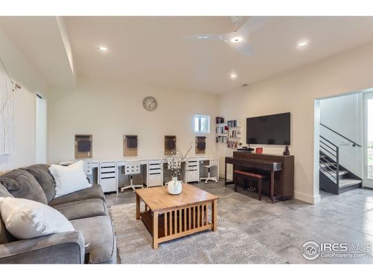 Interior, Living room, Piano, Recessed Lighting