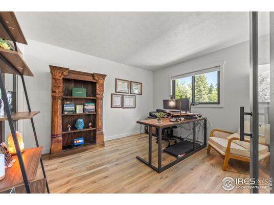 Home Office, Interior, Wood Texture Flooring