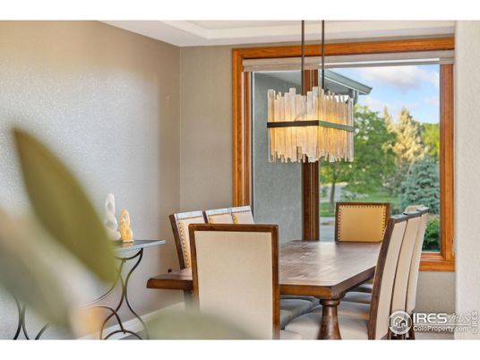 Chandelier, Dining room, Interior