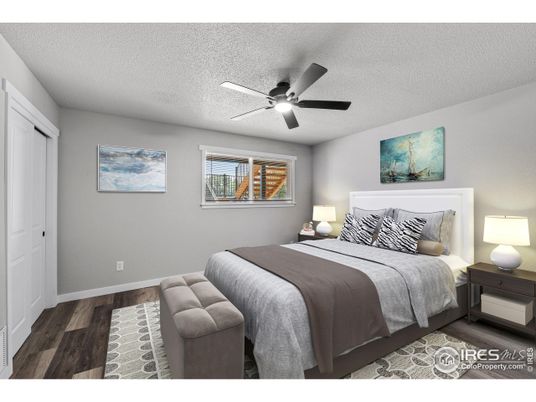 Bedroom, Interior, Wood Texture Flooring