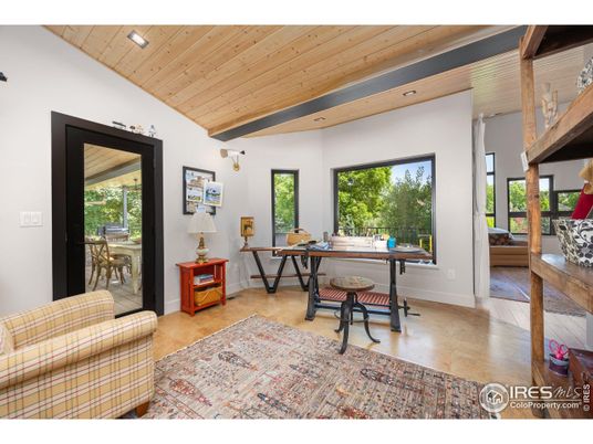 Home Office, Interior, Recessed Lighting, Wooden Beams, Wooden Ceilings