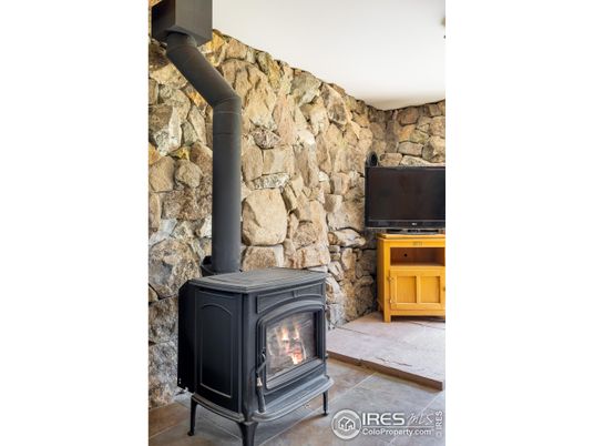 Fireplace, Interior, Stone Walls