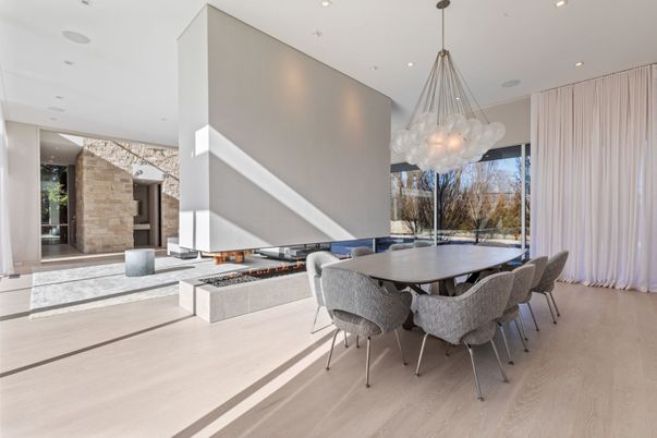 Dining room, Interior, Pendant Lights, Recessed Lighting