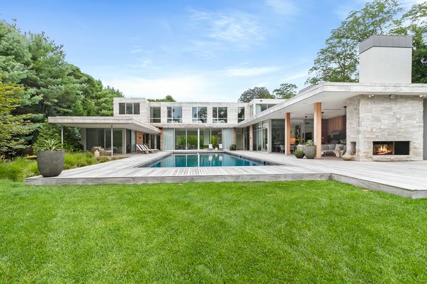 Backyard, Exterior, Fireplace, Pool