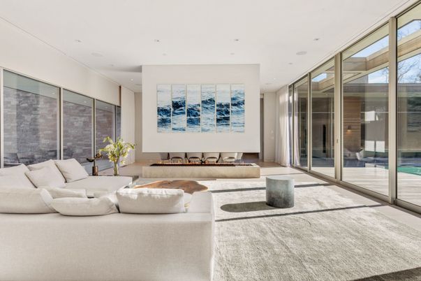 Fireplace, Interior, Living room, Recessed Lighting