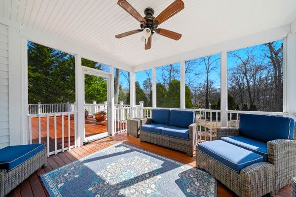 Interior, Sun Room, Wood Texture Flooring