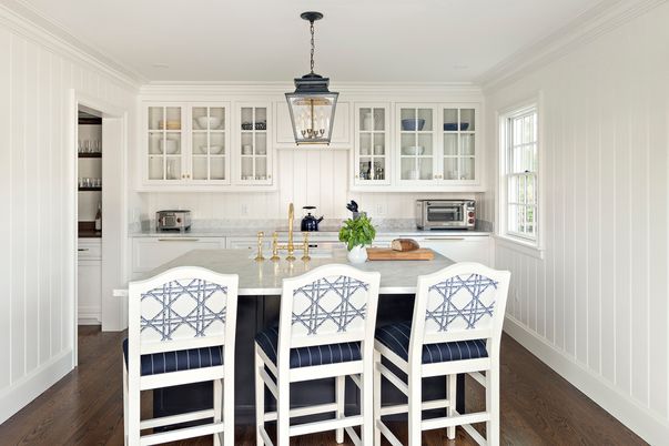 Interior, Kitchen, Pendant Lights, Wood Texture Flooring