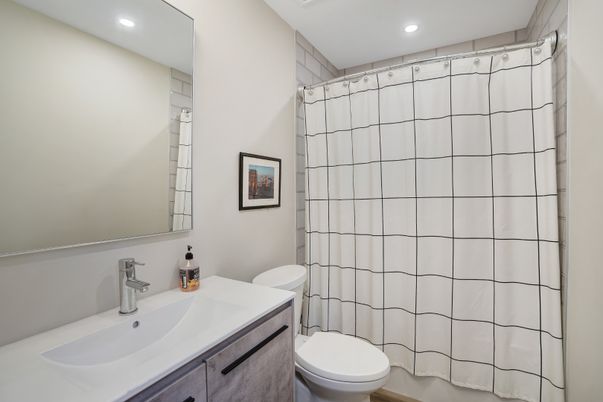 Bathroom, Interior, Recessed Lighting