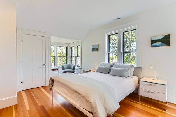 Bedroom, Interior, Wood Texture Flooring