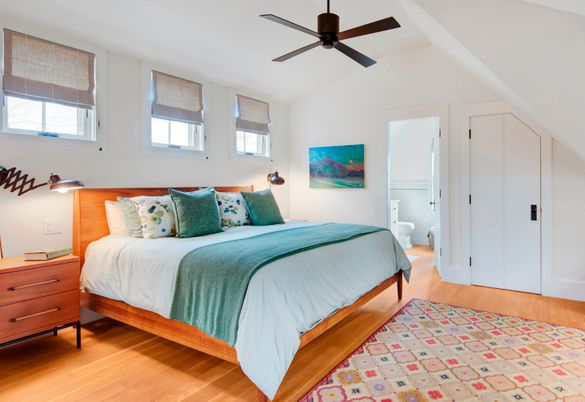 Bedroom, Interior, Wood Texture Flooring