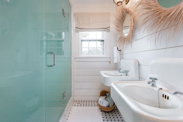 Bathroom, Glass Shower, Interior