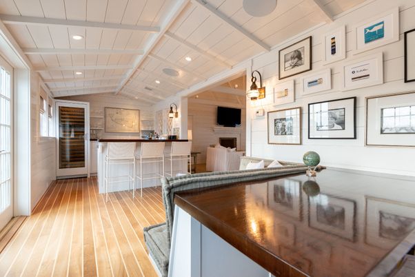 Fireplace, Interior, Recessed Lighting, Wood Texture Flooring
