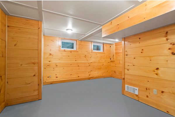 Empty room, Interior, Wooden Walls