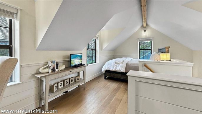 Bedroom, Interior, Wooden Beams, Wood Texture Flooring