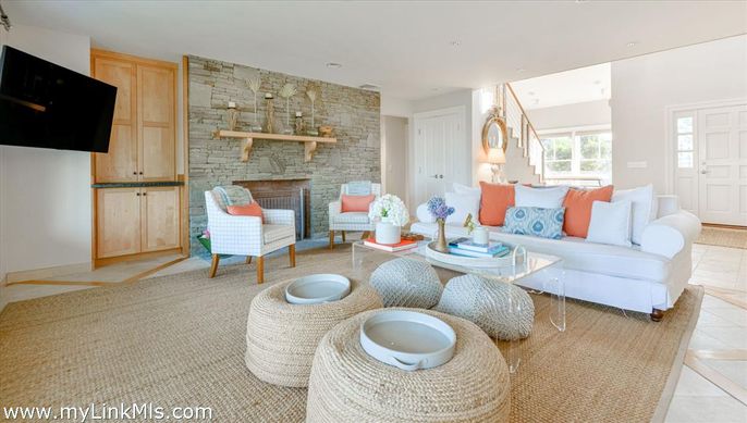 Interior, Living room, Stone Walls