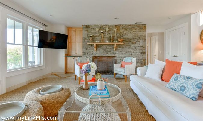 Fireplace, Interior, Living room, Stone Walls