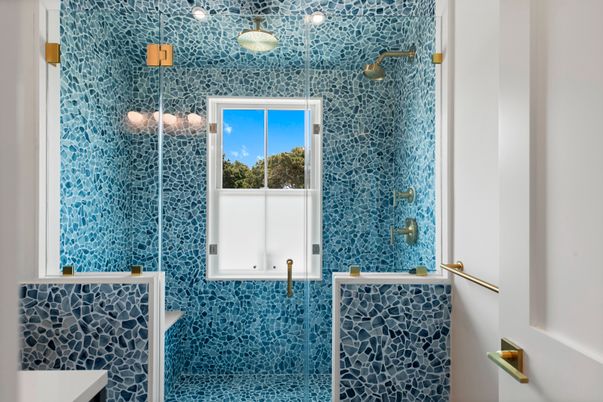 Bathroom, Glass Shower, Interior