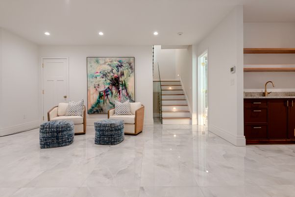Interior, Marble, Recessed Lighting